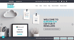 Desktop Screenshot of cloudmarket.com